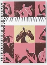     Music Therapy Spiral Notebooks