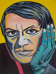 Picasso  Portrait - Semi Abstract