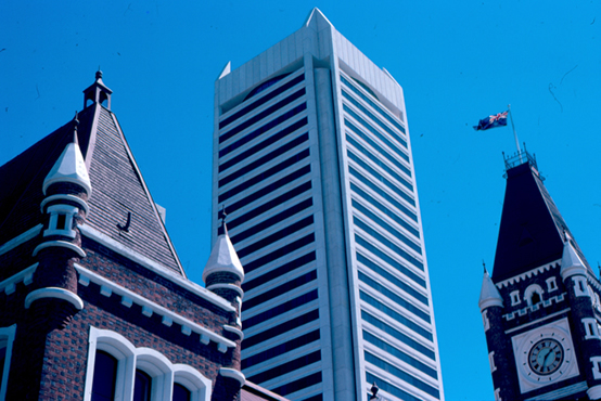 Perth Skyline 1976 