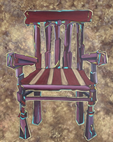 Oracle Card - Chair - painting