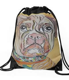 Drawstring Bag Design by Giselle