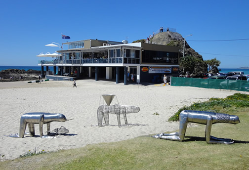 Swell Sculpture Festival at Currumbin Beach