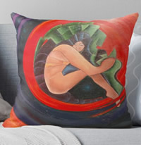 Emotional Choice Pillow by Giselle - Canungra Art Studio
