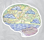 Happy Brain Sticker