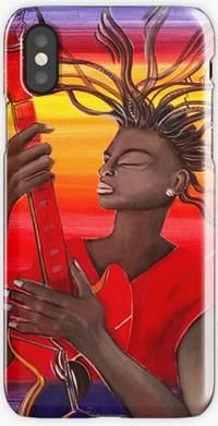 Guitar Player I-Phone Case