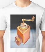 Vintage Coffee Grinder - T-shirt