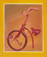 Oracle Card - Bicycle - painting