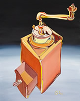 Oracle Card - Coffee Grinder- painting